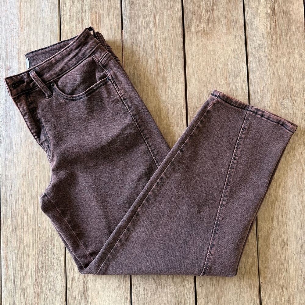 Brown Barrel Jeans